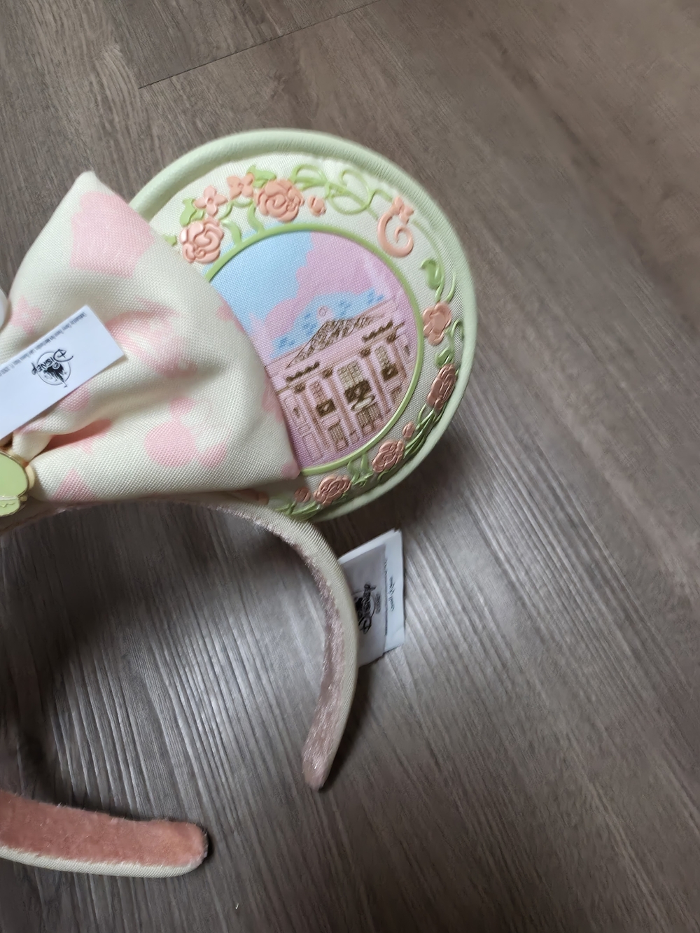 Macaron Themed Minnie Ear Headband - Pink & Mint - Picture 3 of 5